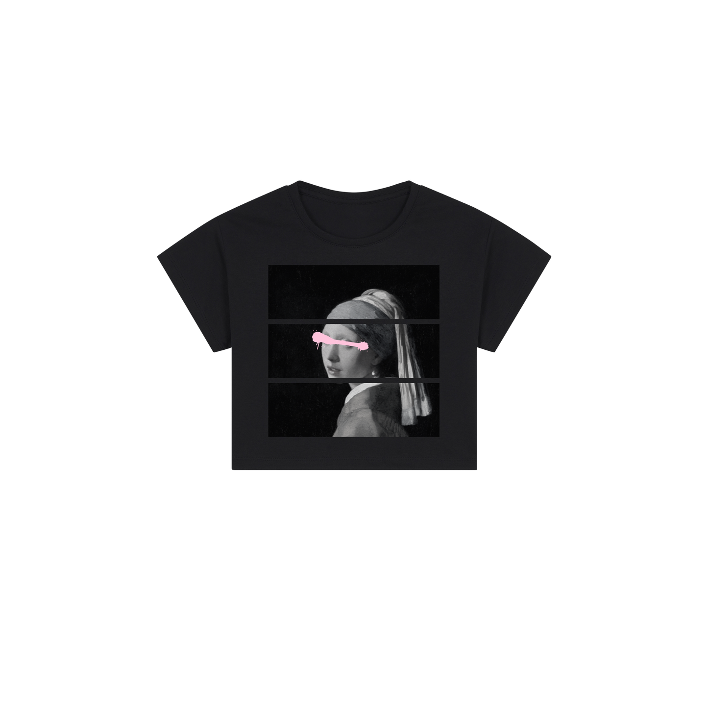 Girl with a Cup Crop Top