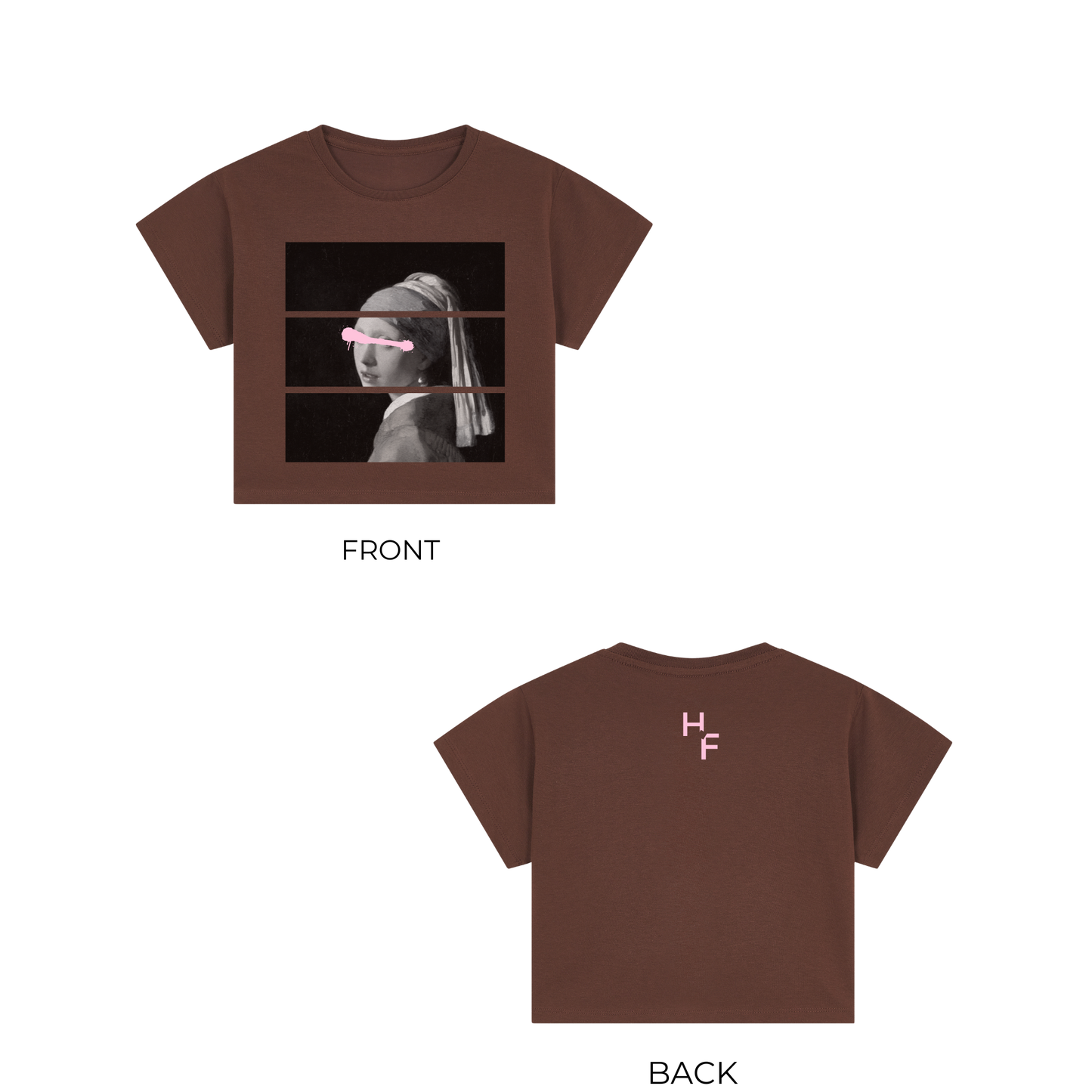 Girl with a Cup Crop Top