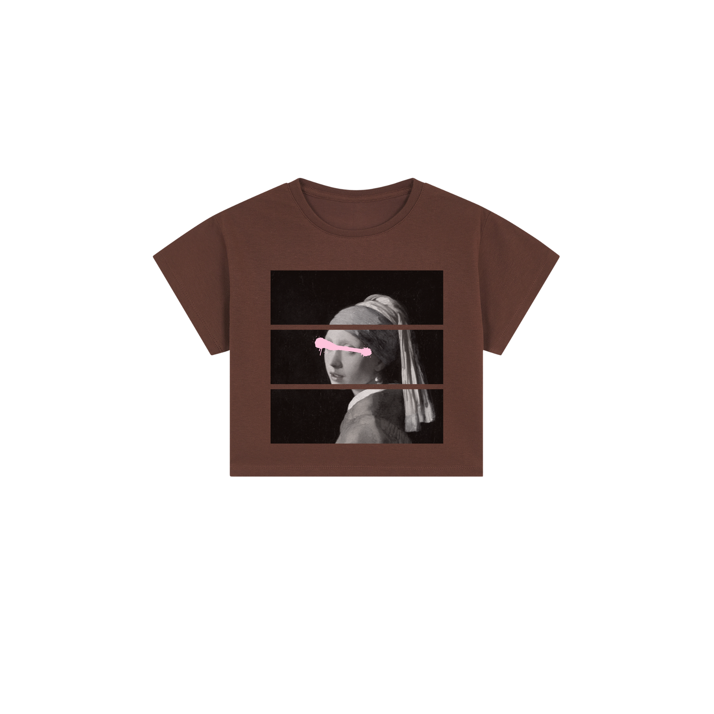 Girl with a Cup Crop Top