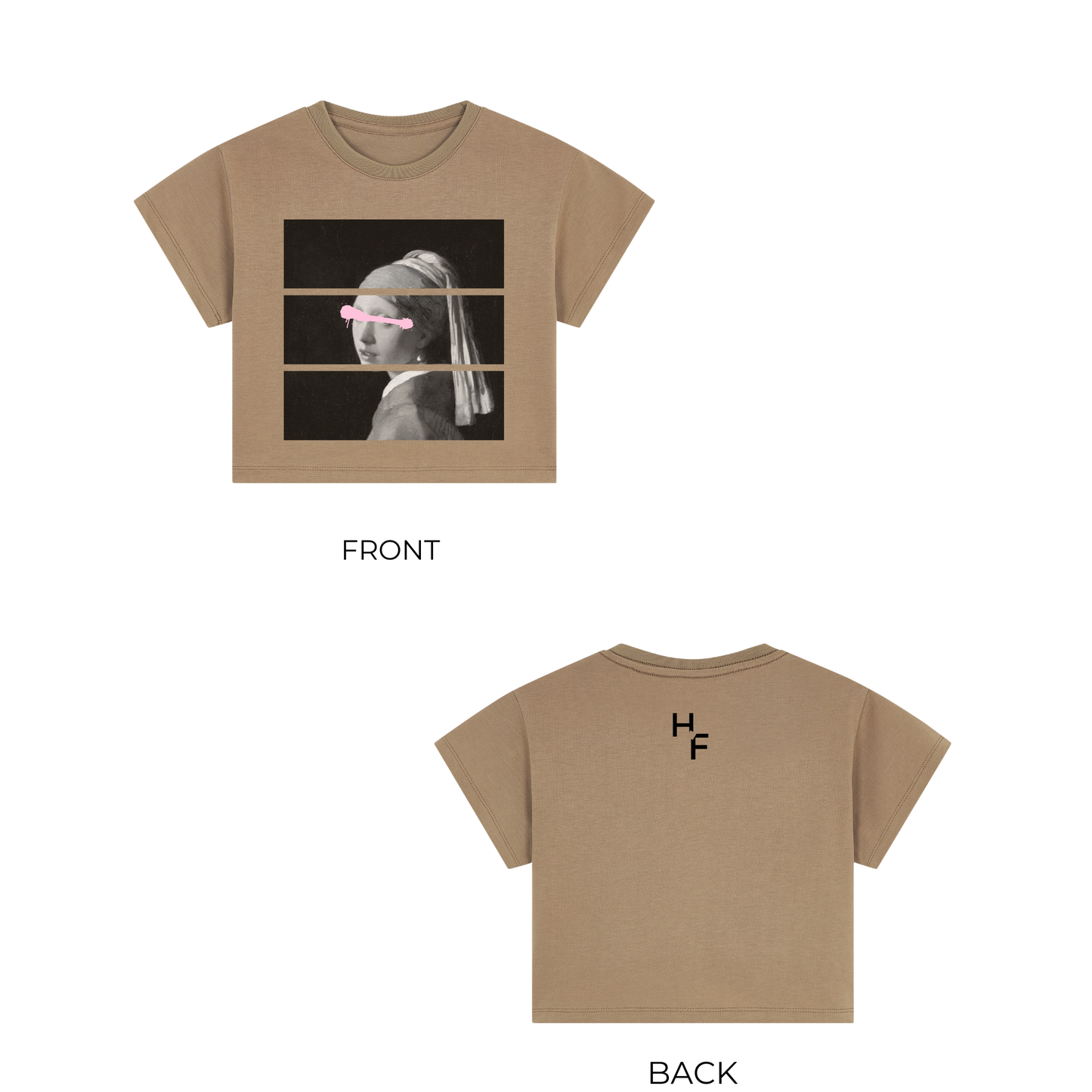 Girl with a Cup Crop Top