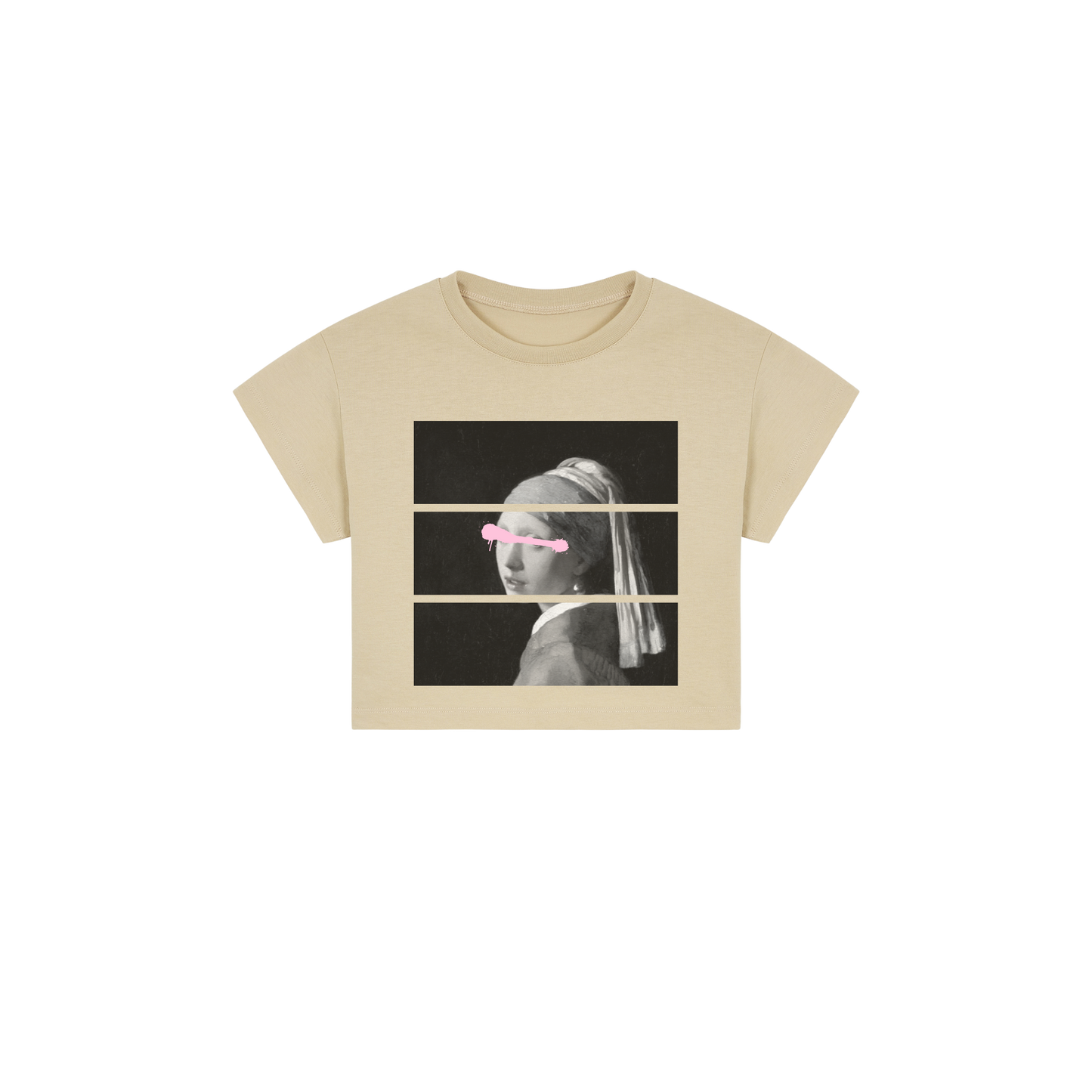 Girl with a Cup Crop Top