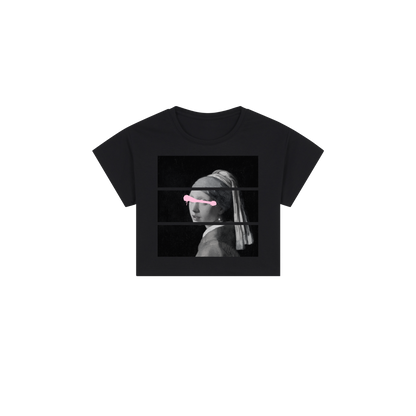 Girl with a Cup Crop Top