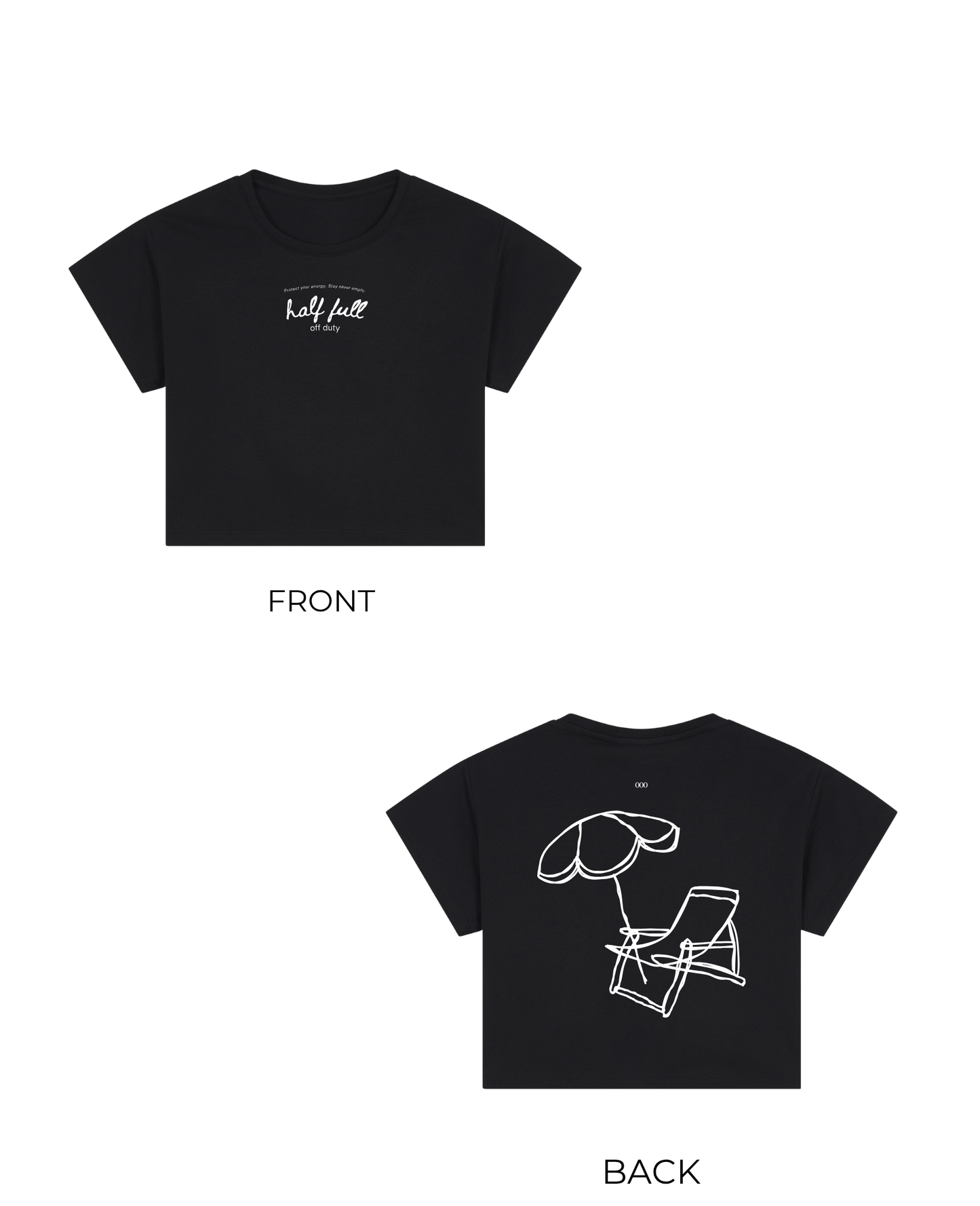OOO: Beach — out here Crop Top
