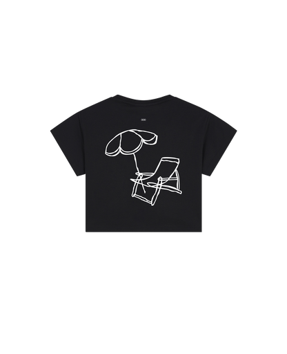 OOO: Beach — out here Crop Top