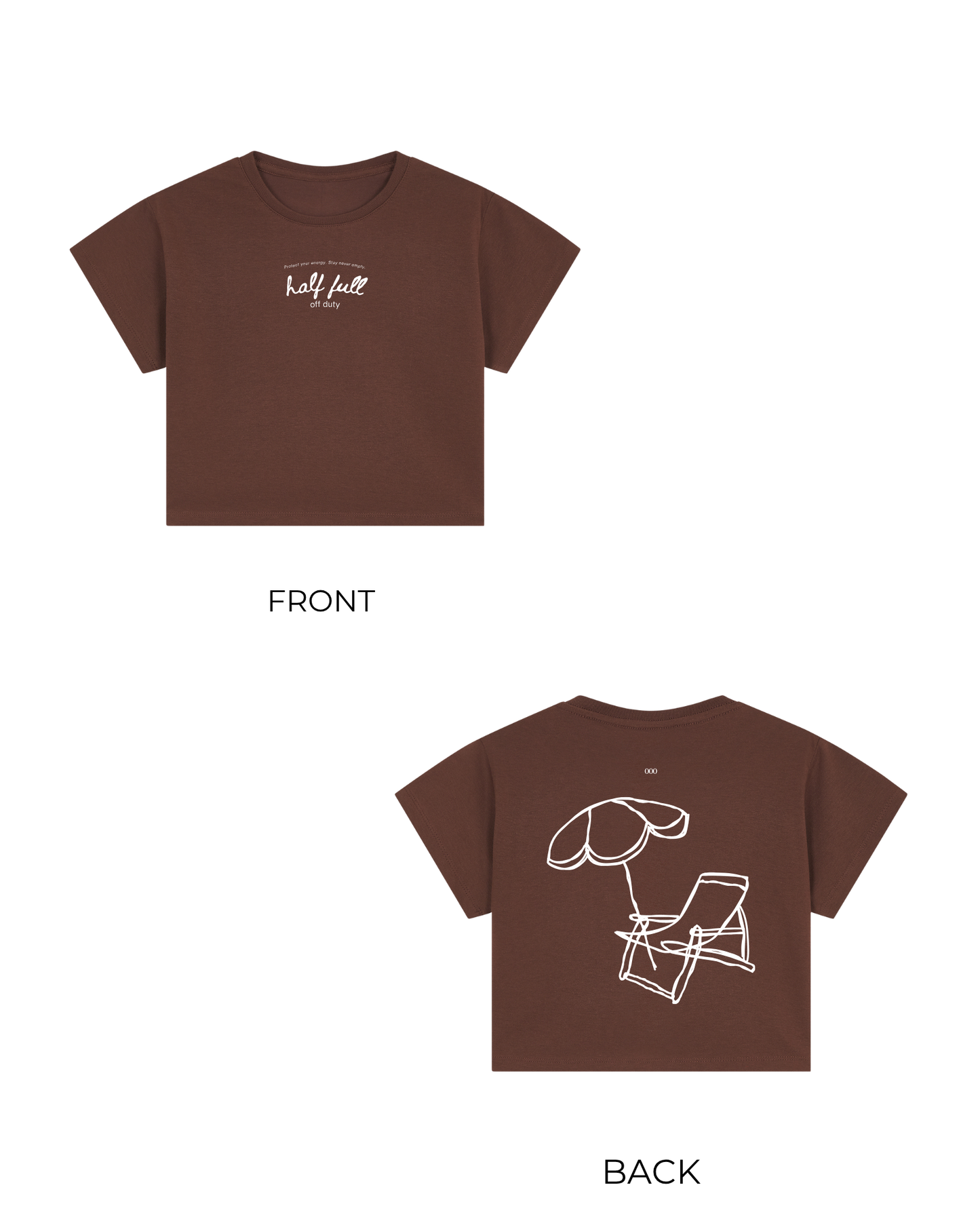 OOO: Beach — out here Crop Top