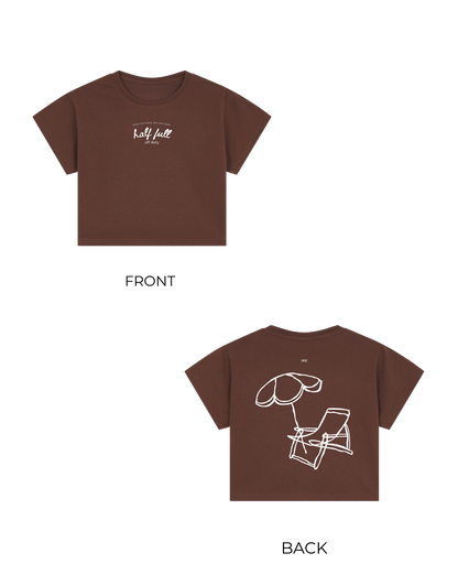 OOO: Beach — out here Crop Top