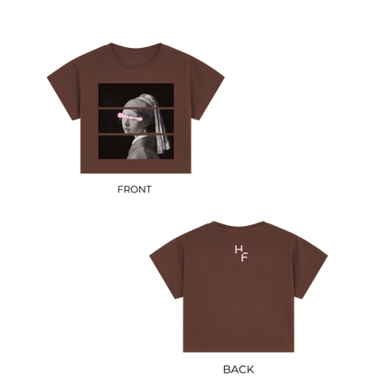 Girl with a Cup Crop Top