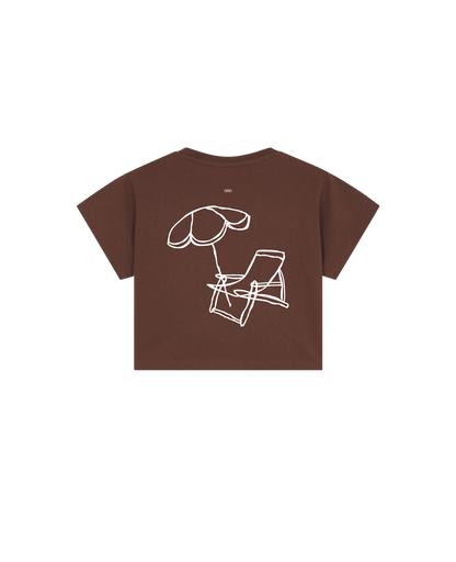 OOO: Beach — out here Crop Top
