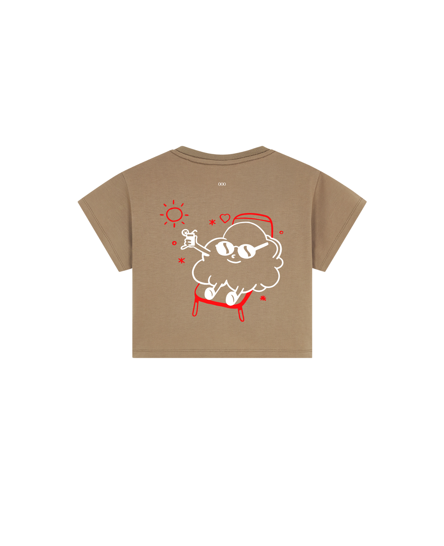 OOO: Beach — checked out Crop Top