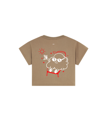 OOO: Beach — checked out Crop Top
