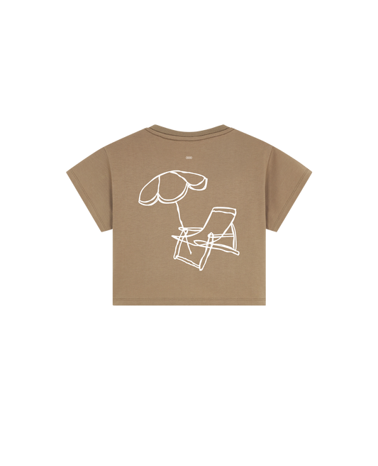 OOO: Beach — out here Crop Top
