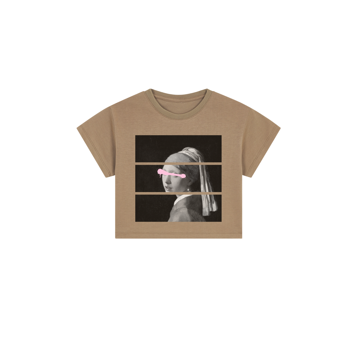 Girl with a Cup Crop Top