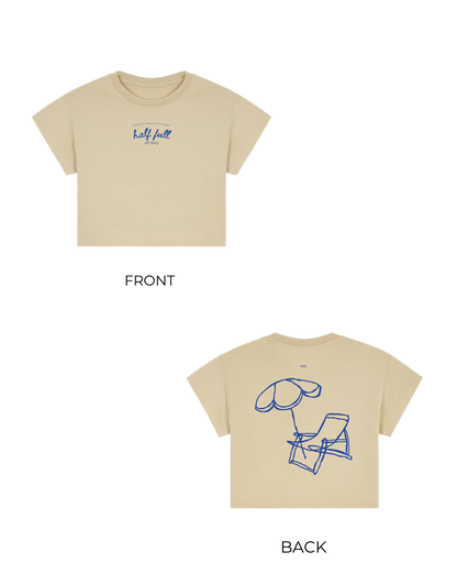 OOO: Beach — out here Crop Top