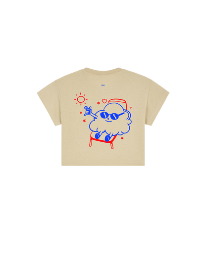 OOO: Beach — checked out Crop Top