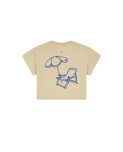 OOO: Beach — out here Crop Top