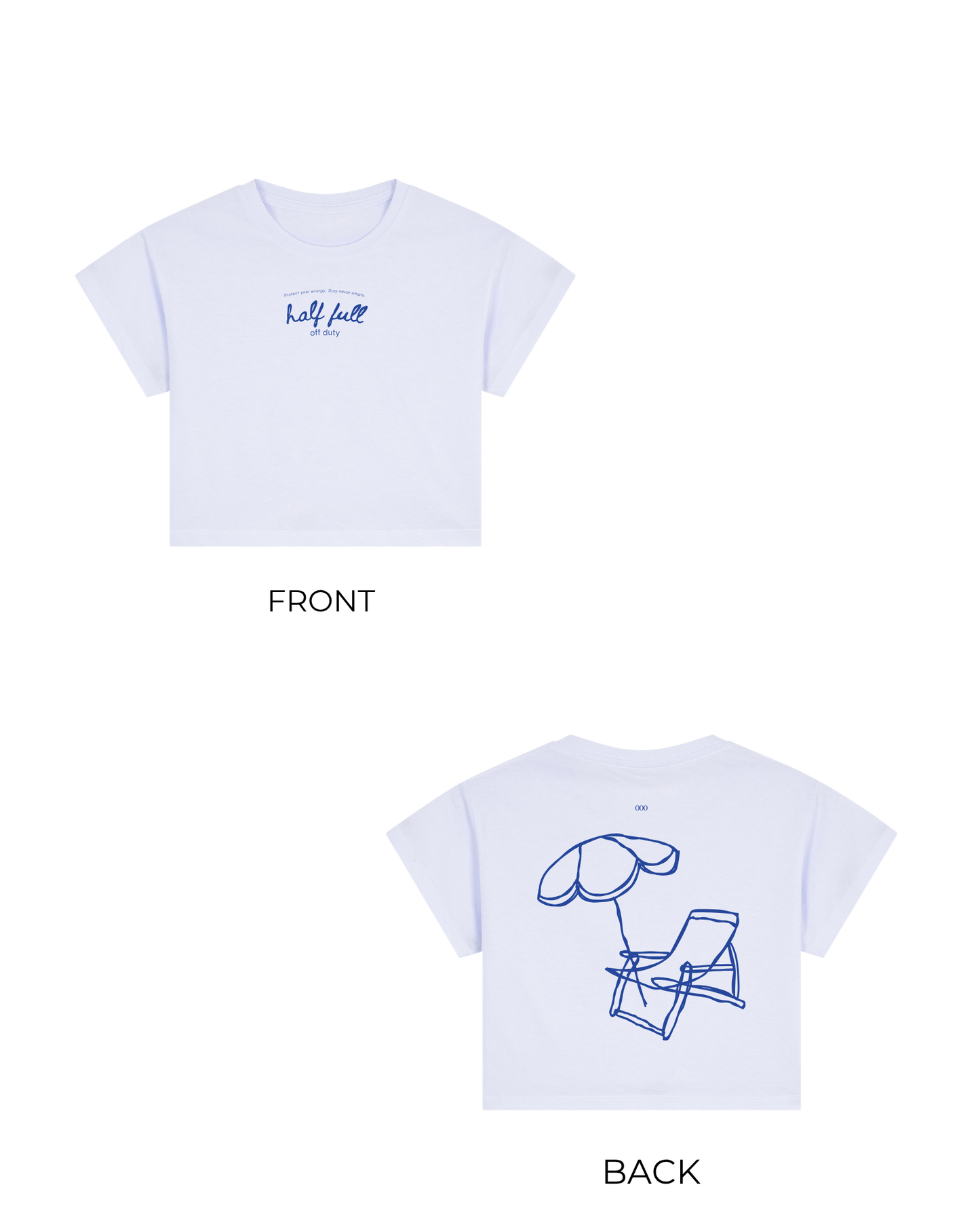 OOO: Beach — out here Crop Top