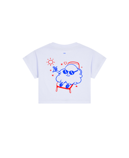 OOO: Beach — checked out Crop Top