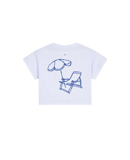 OOO: Beach — out here Crop Top