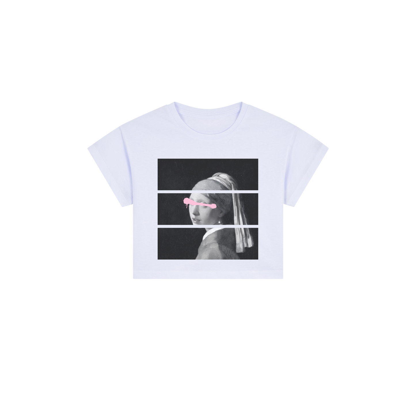 Girl with a Cup Crop Top