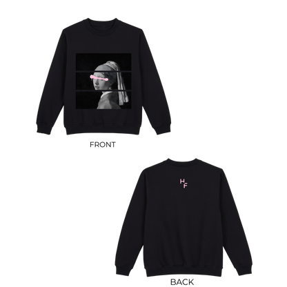 Girl with a Cup Sweatshirt