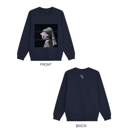 Girl with a Cup Sweatshirt