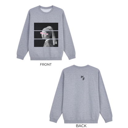 Girl with a Cup Sweatshirt
