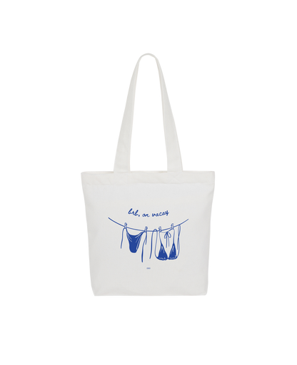 OOO: Beach — brb on vacay Tote Bag