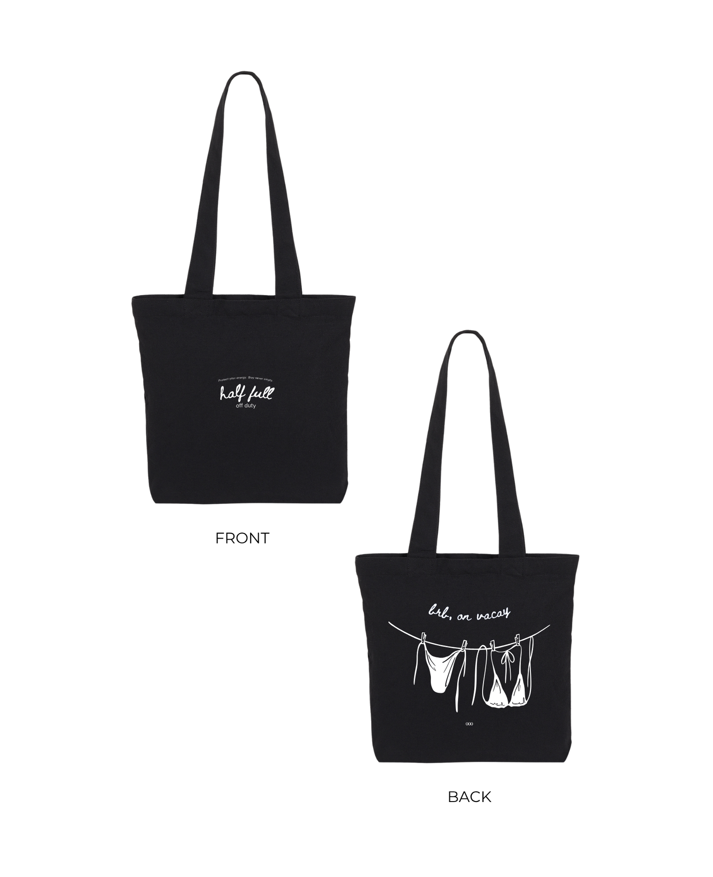 OOO: Beach — out here Tote Bag